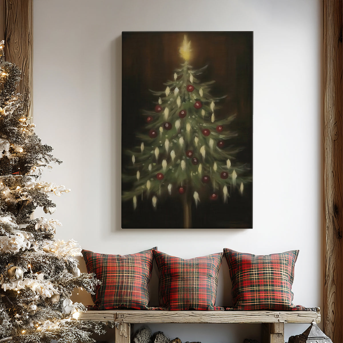 Amber Hearth Carol - Canvas Art Print