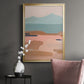 Desert Sunrise II - Modern Framed Canvas Print