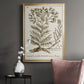 Sepia Botanical Journal I - Modern Framed Canvas Print