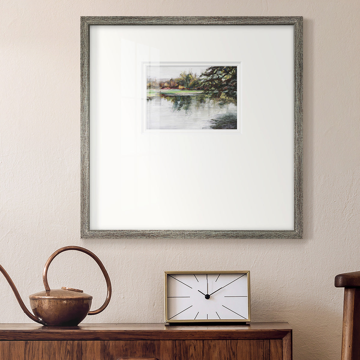 Upon Reflection Premium Framed Print Double Matboard