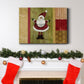 Holiday Santa - Premium Gallery Wrapped Canvas  - Ready to Hang