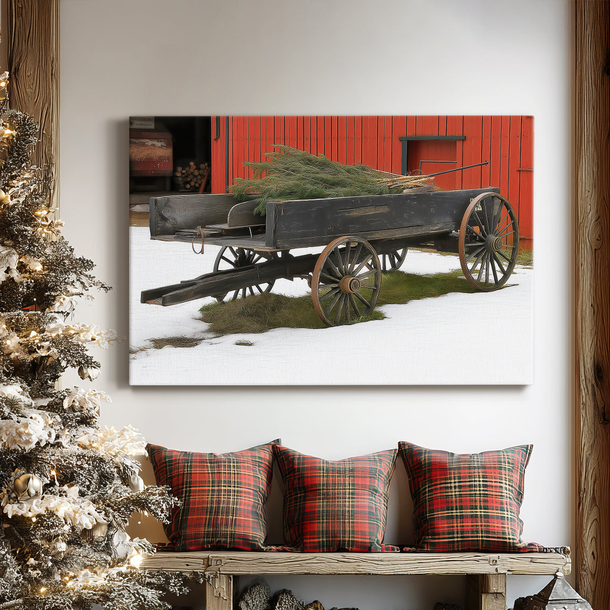 Cranberry Bells Blessing - Canvas Art Print