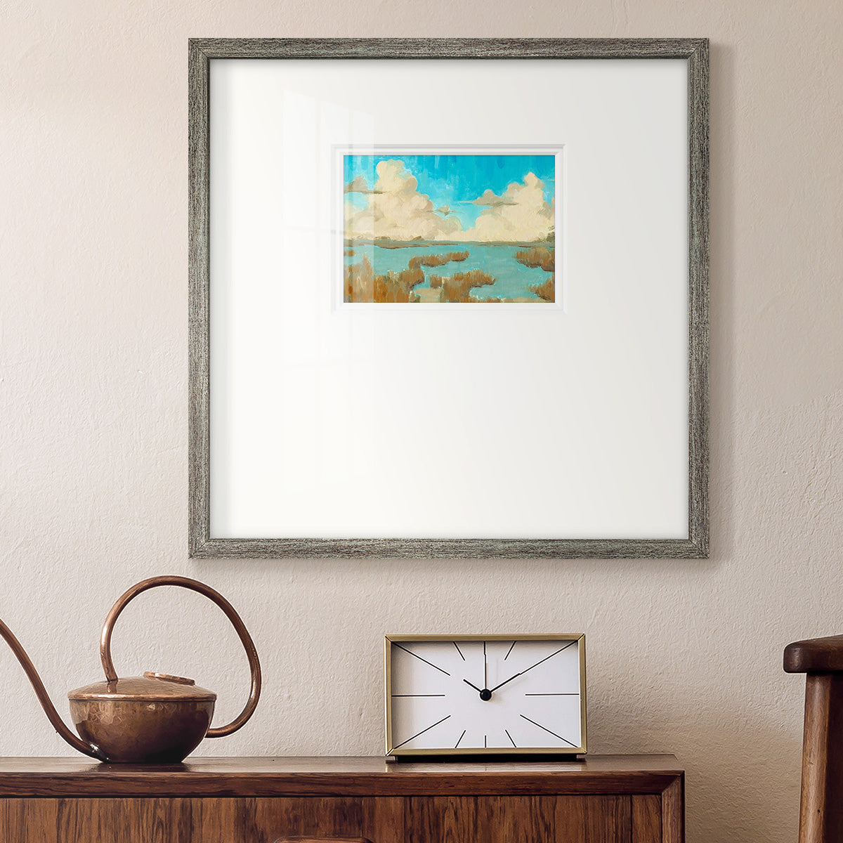 Fripp Island Water II Premium Framed Print Double Matboard