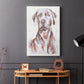 Sitting Dog I - Canvas Art Print