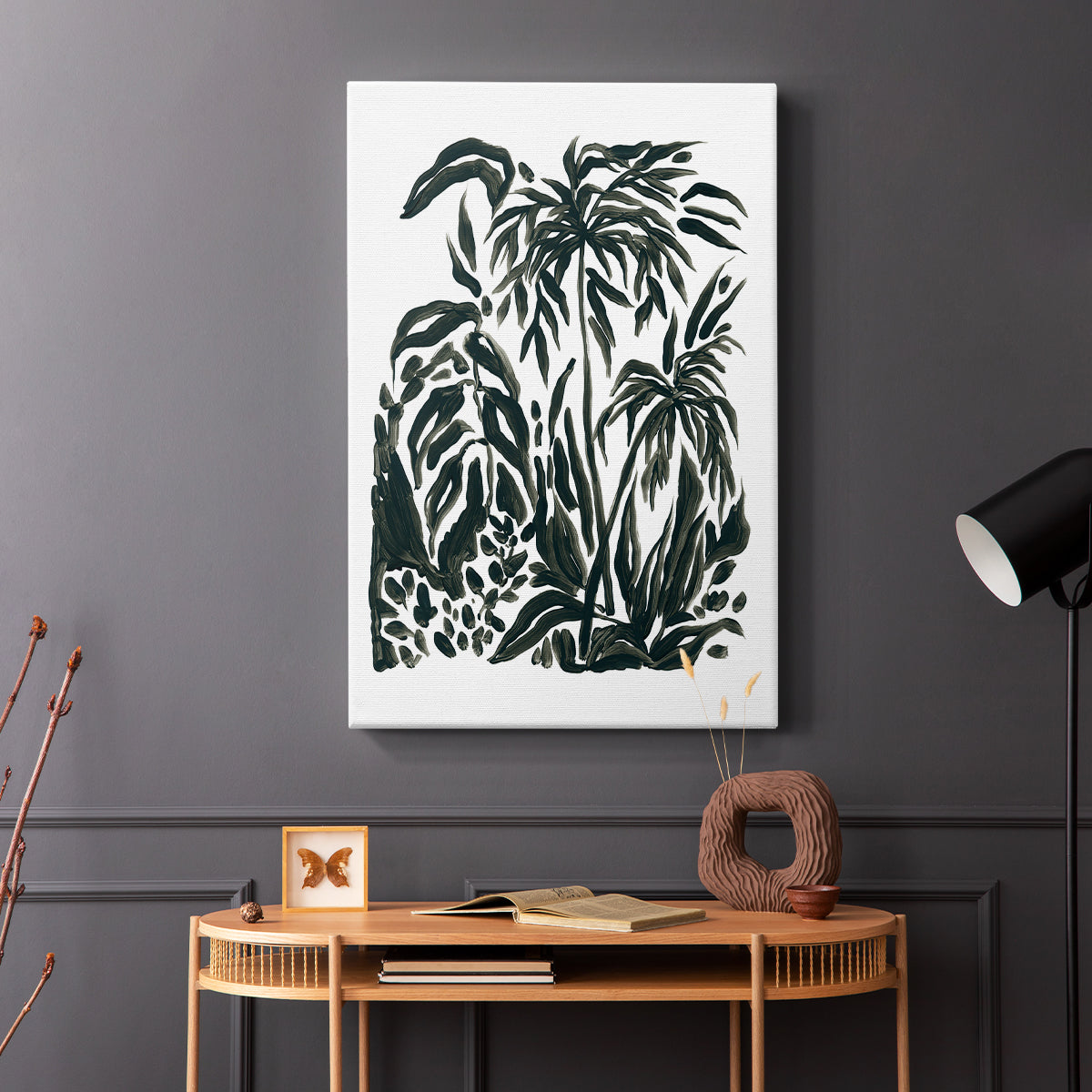 Ink Jungle IV - Canvas Art Print