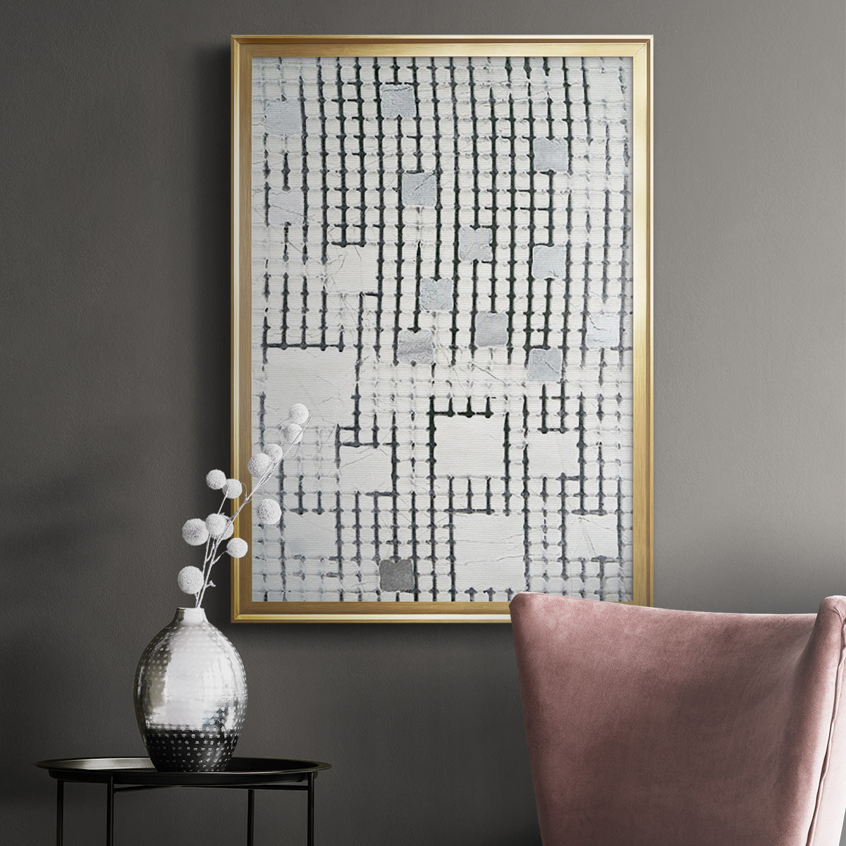 Gossamer I - Modern Framed Canvas Print