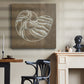 Embroidered Shells II - Canvas Art Print