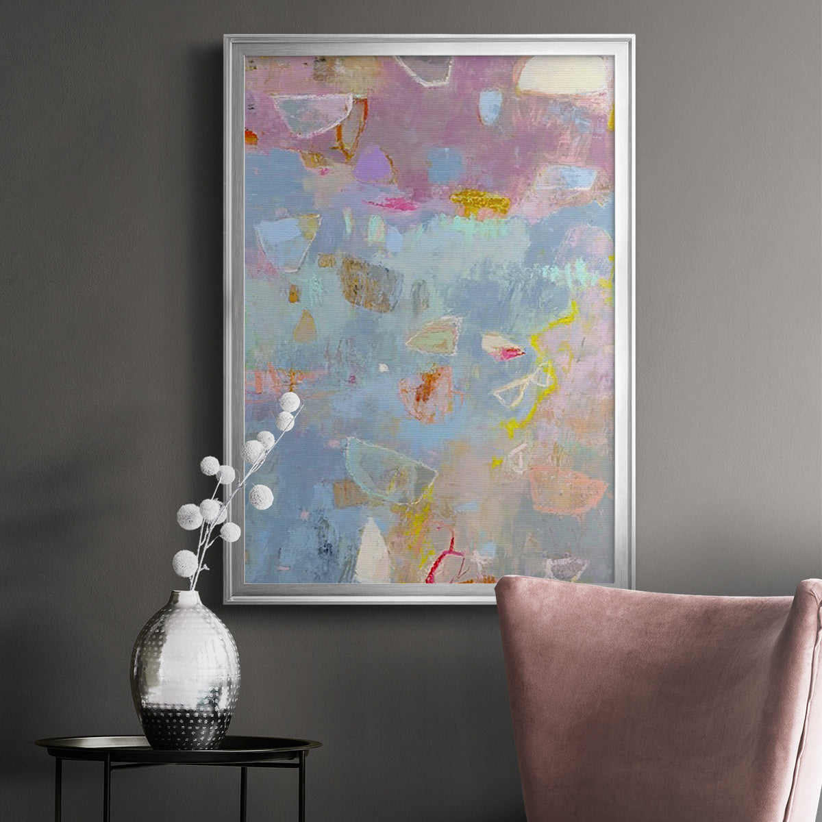 Whilst II - Modern Framed Canvas Print