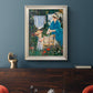 Intimate domestic genre scene by Édouard Manet in an ornate champagne frame displayed in a dark-toned interior setting.