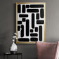 Shuffle IV - Modern Framed Canvas Print