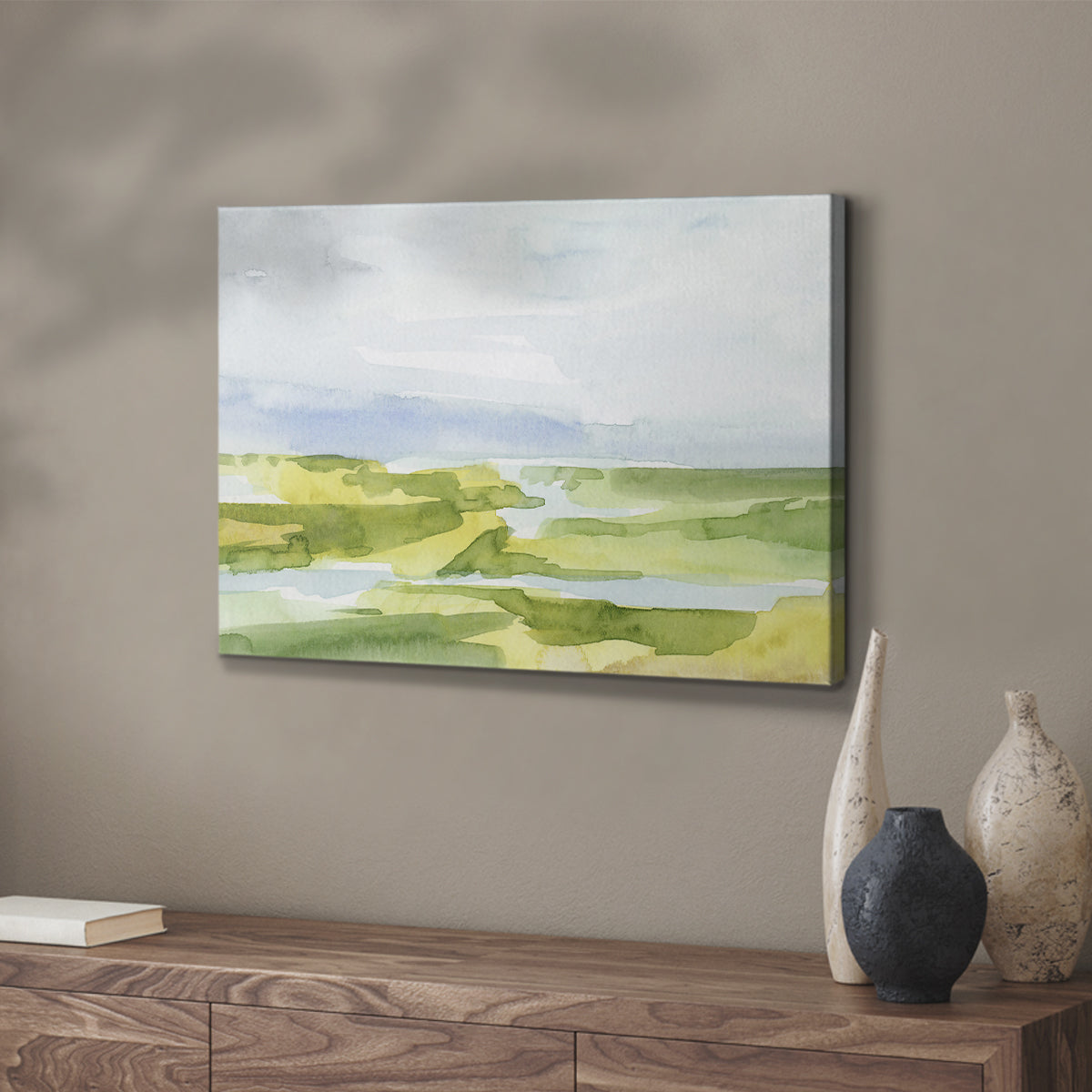 Watery Lowlands III - Canvas Art Print