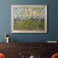 Orchard With Blossoming Apricot Trees - Ornate Framed Canvas Print
