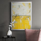 Yellow Bound - Modern Framed Canvas Print