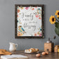 Spring Bird Blessing - Barnwood Framed Canvas Print