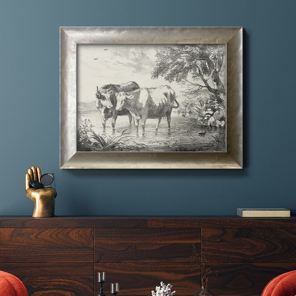 Rural Charms II Premium Framed Canvas- Ready to Hang