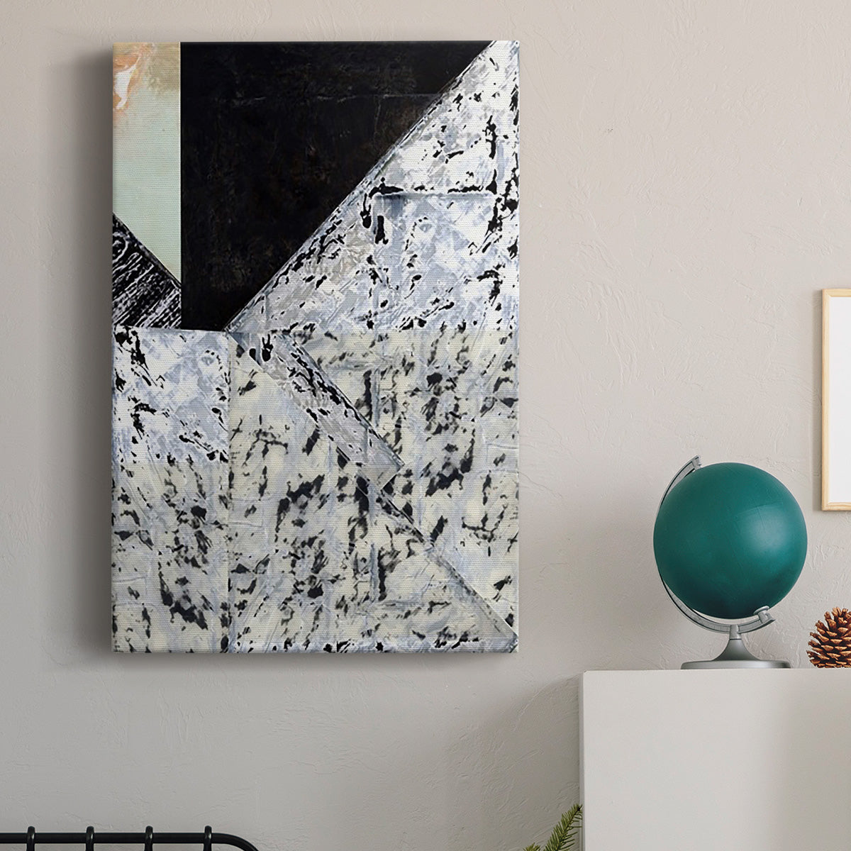 Tiles & Texture Abstract Angles II Premium Gallery Wrapped Canvas - Ready to Hang