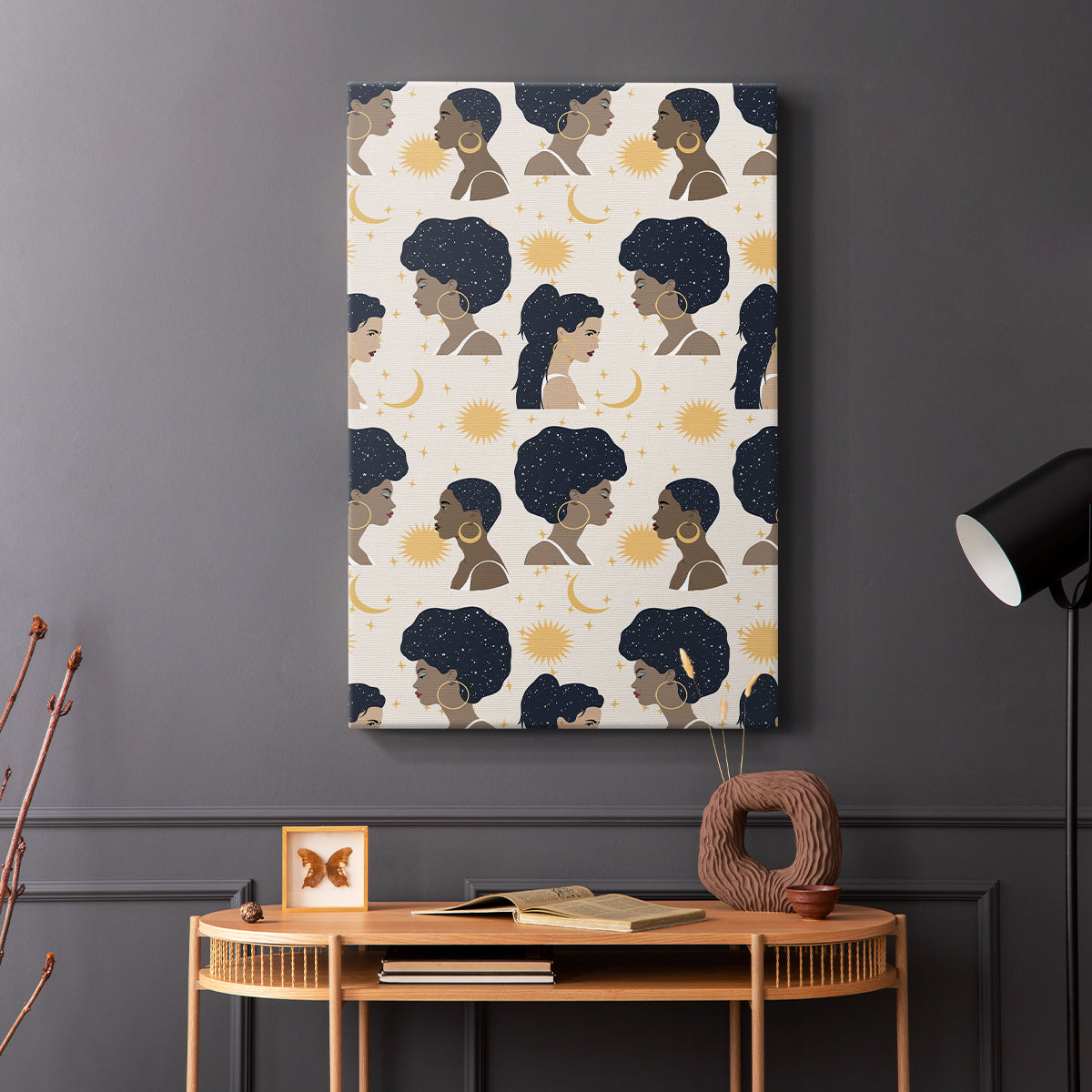 Heavenly Hair Collection E - Canvas Art Print