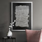 Bits & Bytes I - Modern Framed Canvas Print