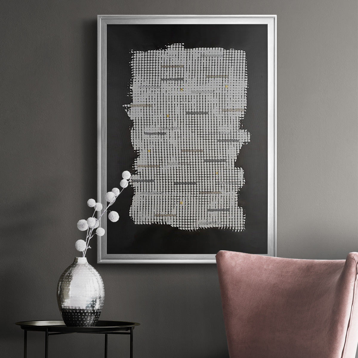 Bits & Bytes I - Modern Framed Canvas Print