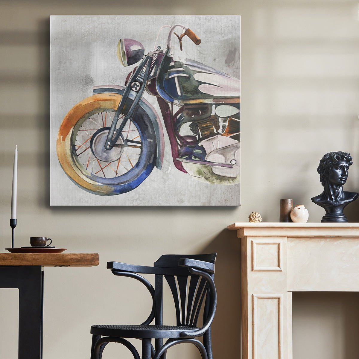 Moto Metal I - Canvas Art Print