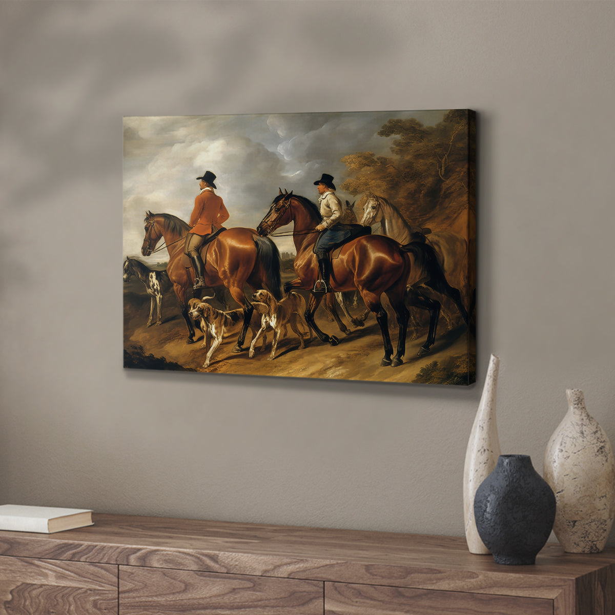 Vintage Hunt LXXIX - Canvas Art Print