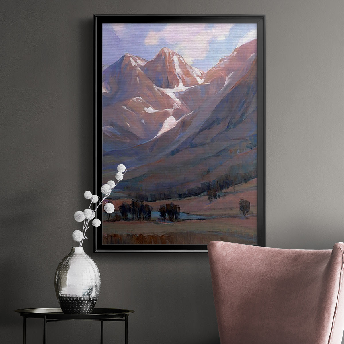 Epic II - Modern Framed Canvas Print