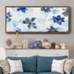 Blue Gossamer Garden V - Floater Framed Canvas Print