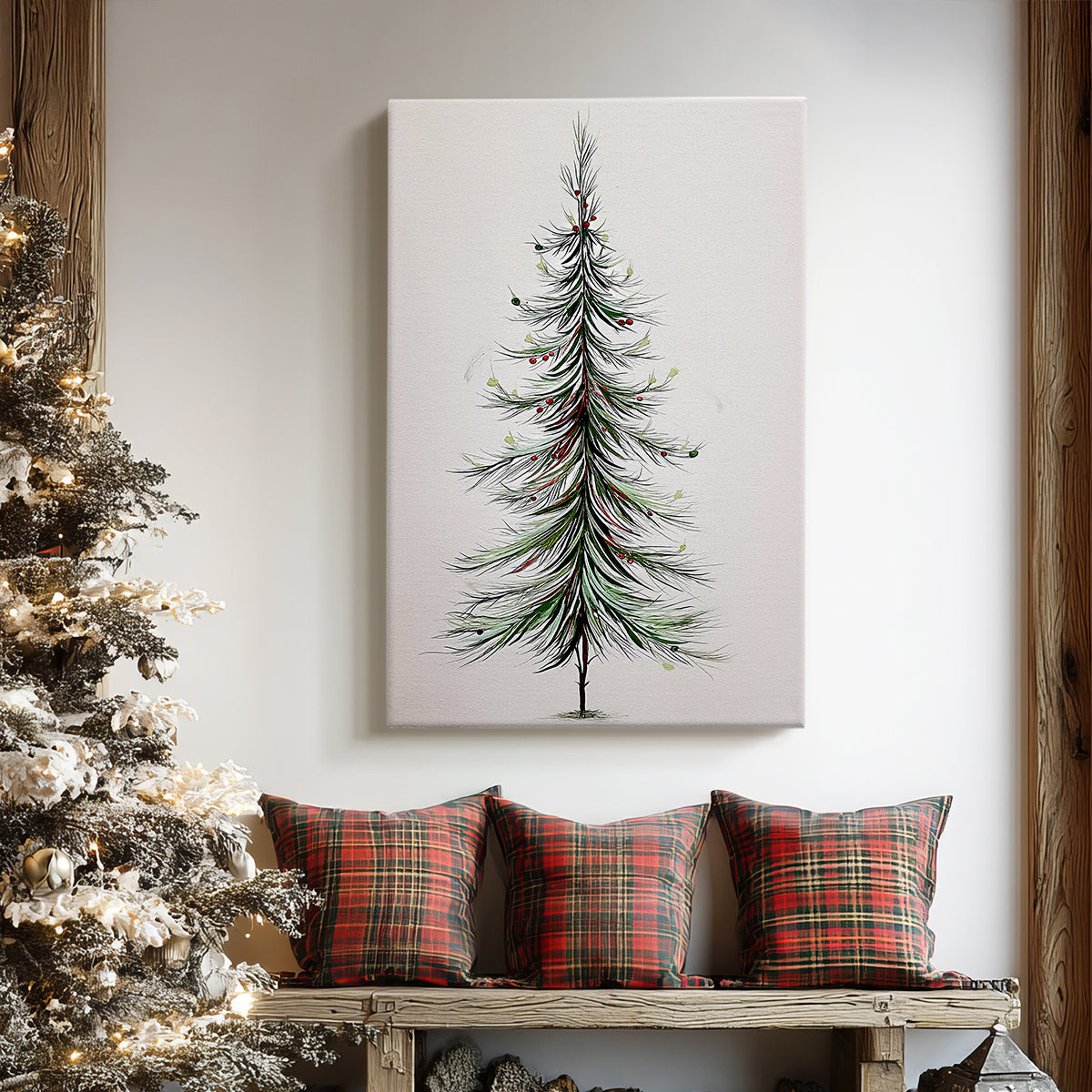 Night of Silver Blessing - Canvas Art Print