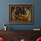 The Card Players - Ornate Framed Canvas Print