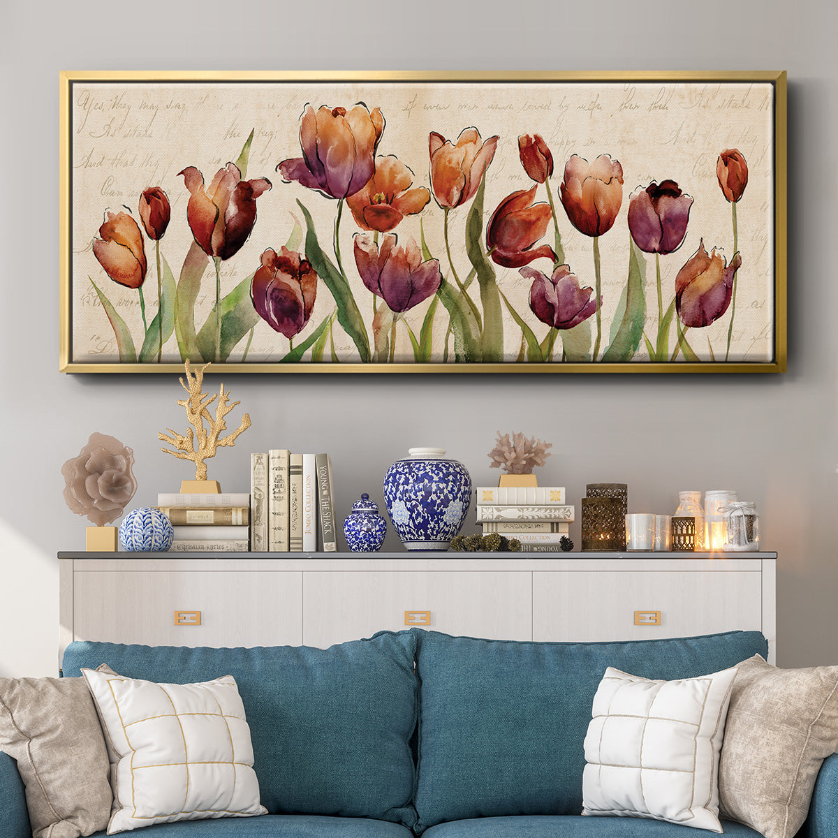 Bow to Summer II - Floater Framed Canvas Print