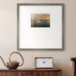Evening Farm - Double Matboard Framed Print