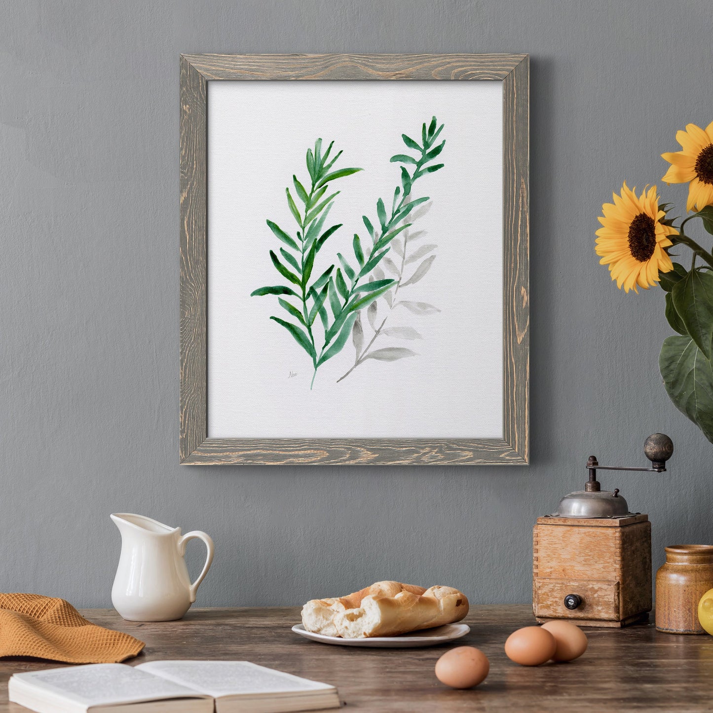 Freshly Picked II - Premium Canvas Framed in Barnwood - Ready to Hang