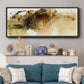 Dance of Gold I - Floater Framed Canvas Print