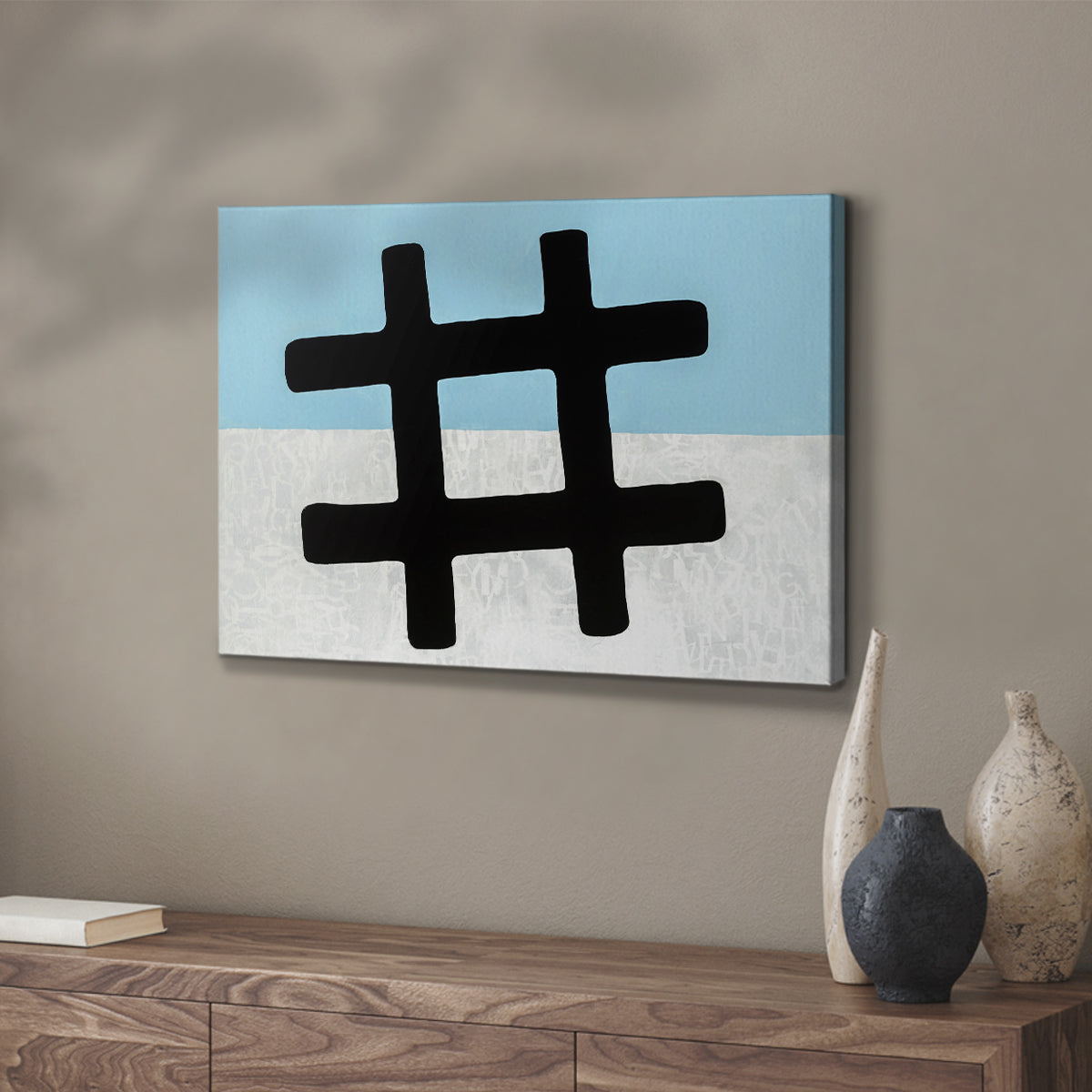 Hashtag - Canvas Art Print