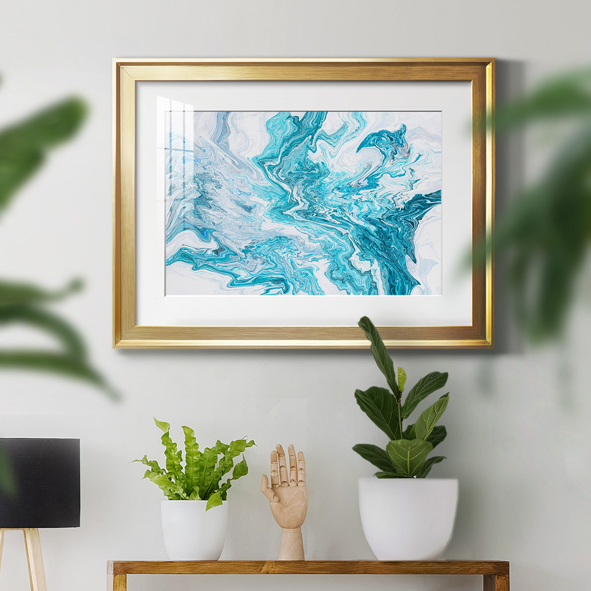 Tide Pool - Modern Framed Art Print