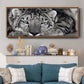 Snow Leopard Sanctuary - Floater Framed Canvas Print