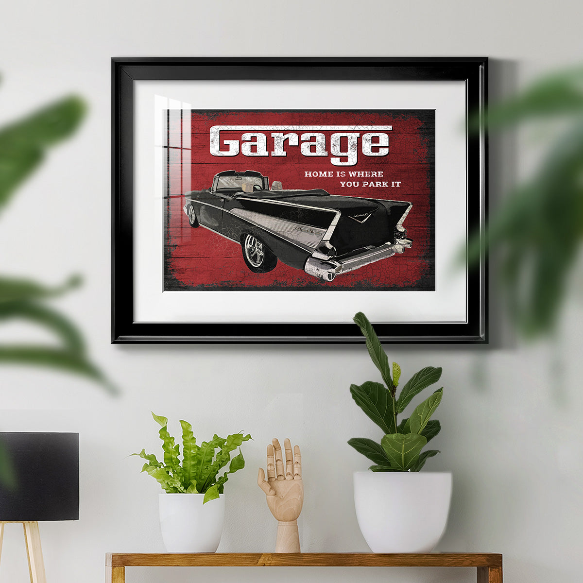 The Garage Premium Framed Print - Ready to Hang