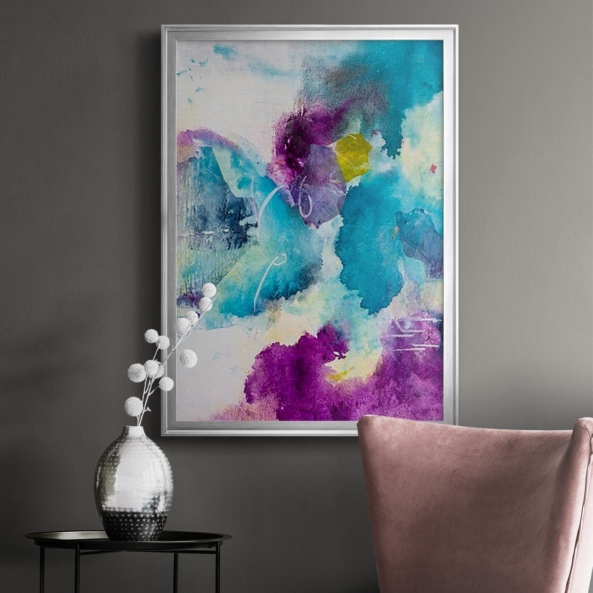 Dreaming I - Modern Framed Canvas Print