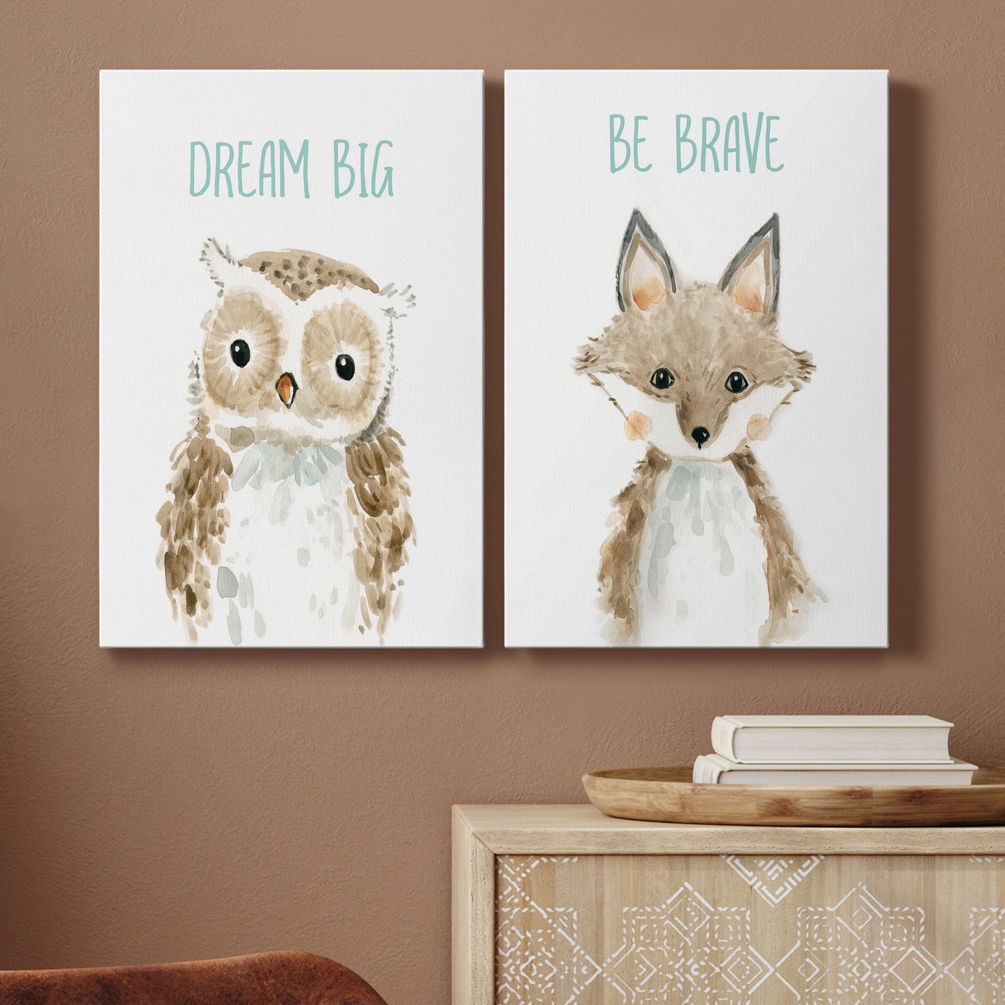 Dream Big Owl Premium Gallery Wrapped Canvas - Ready to Hang