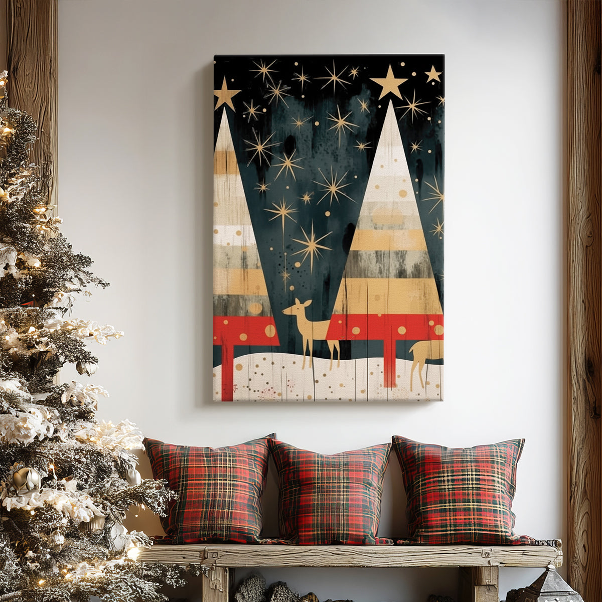 Yule of Honeyed Blessing - Canvas Art Print