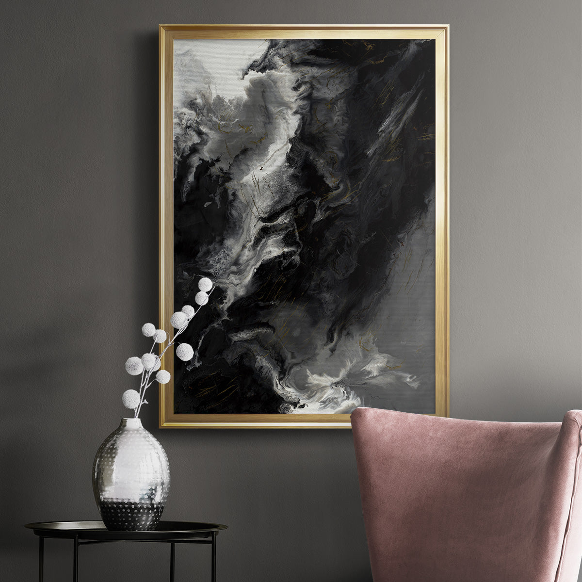 Changes - Modern Framed Canvas Print