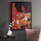 Through the Flowers I - Modern Framed Canvas Print