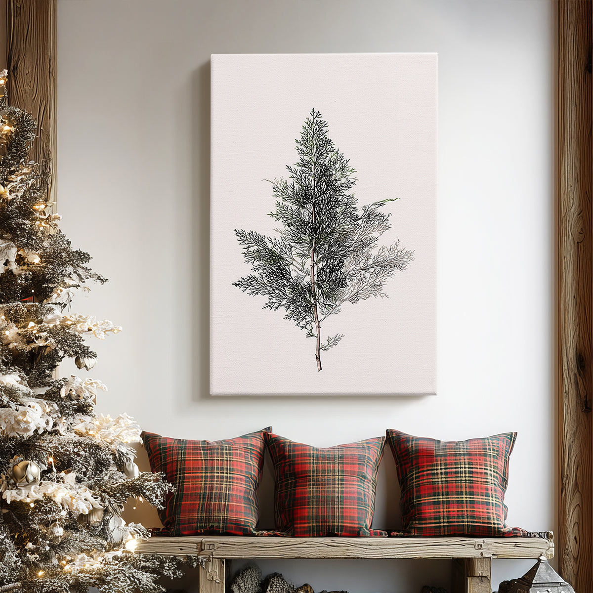 Snowwhite Promise of Hearth - Canvas Art Print