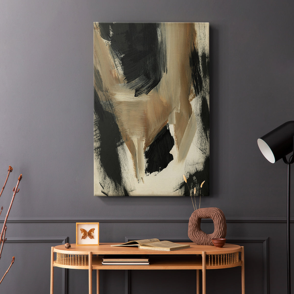 Baked Paintstrokes II - Canvas Art Print