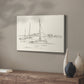 Coastal Contour Sketch I - Canvas Art Print