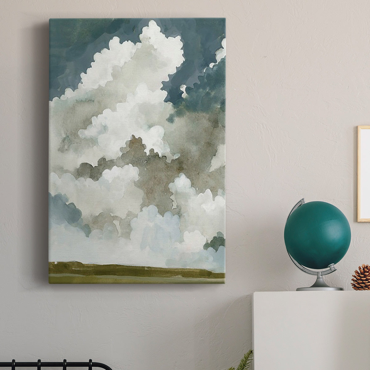 Vast Neutral Sky I Premium Gallery Wrapped Canvas - Ready to Hang