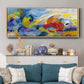 Racing Forms - Floater Framed Canvas Print