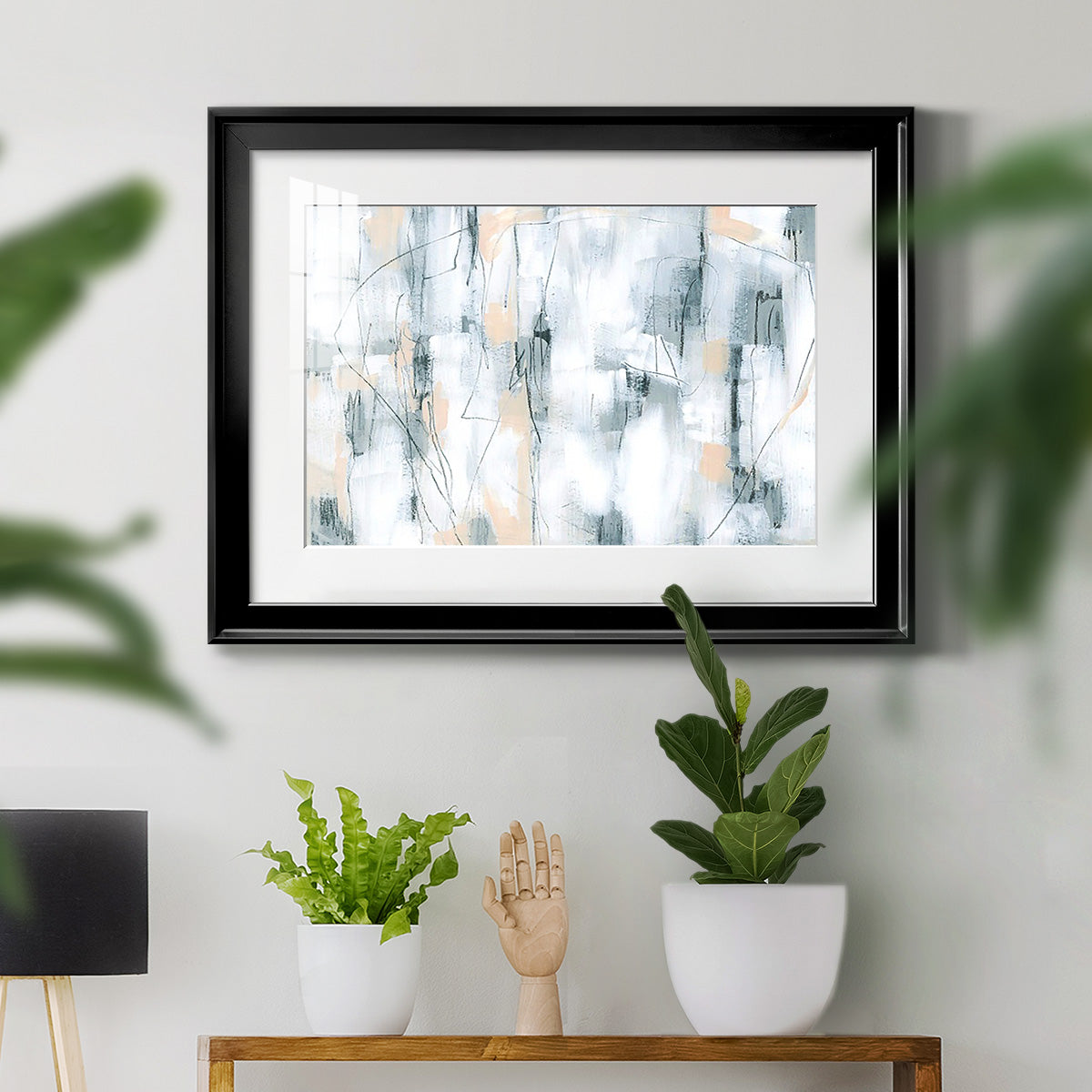 Stone Hatchmarks I Premium Framed Print - Ready to Hang