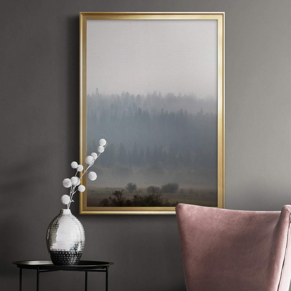 Morning Glow I - Modern Framed Canvas Print