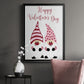 Valentines Gnomes - Modern Framed Canvas Print